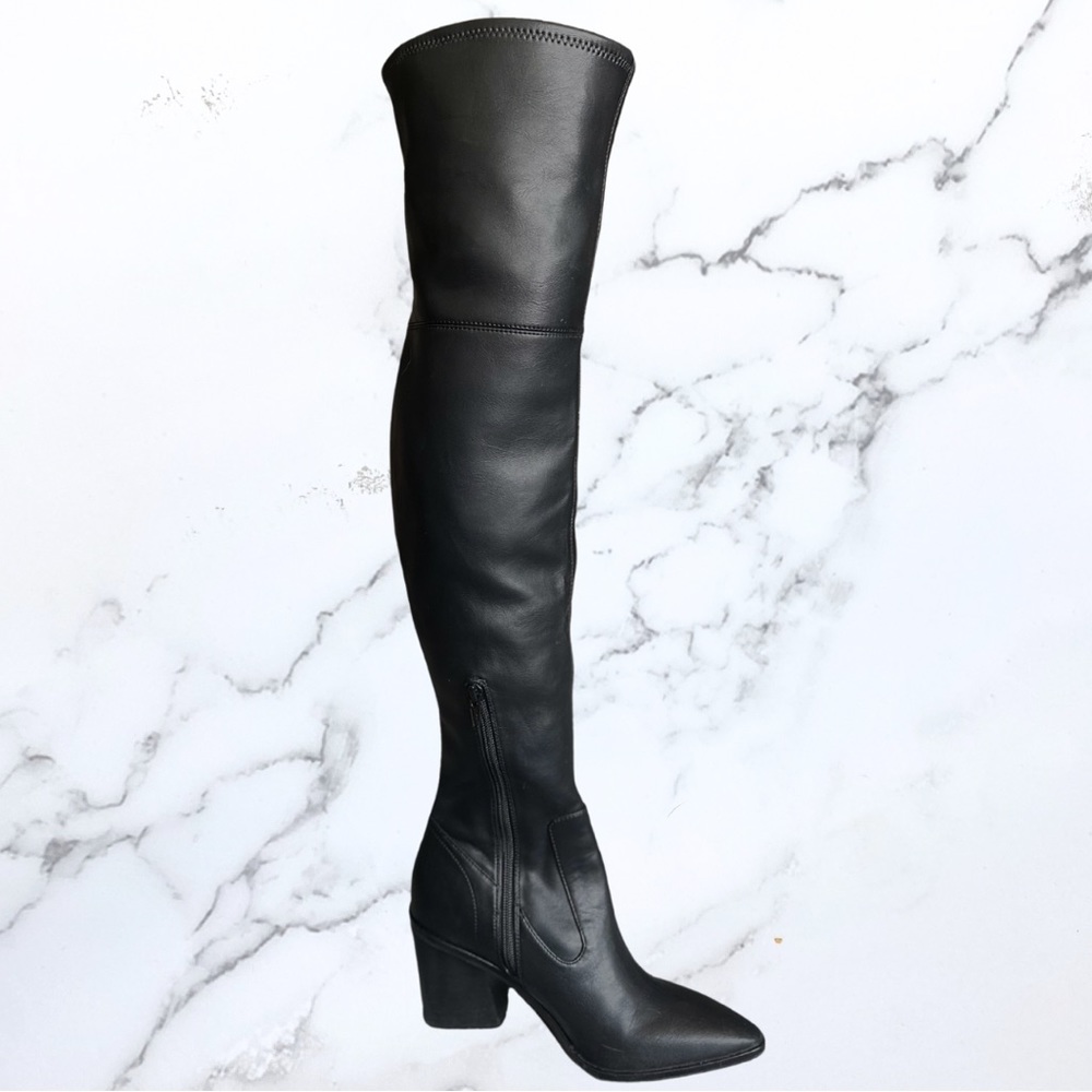 Gianni Bini Over the Knee Leather Boots
